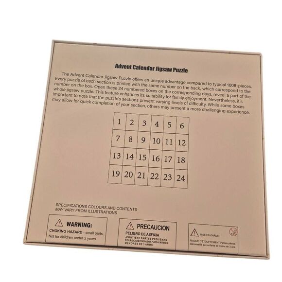 Vermont Christmas 1008 pc 24 Day Advent Calendar EUC - Picture 3 of 6